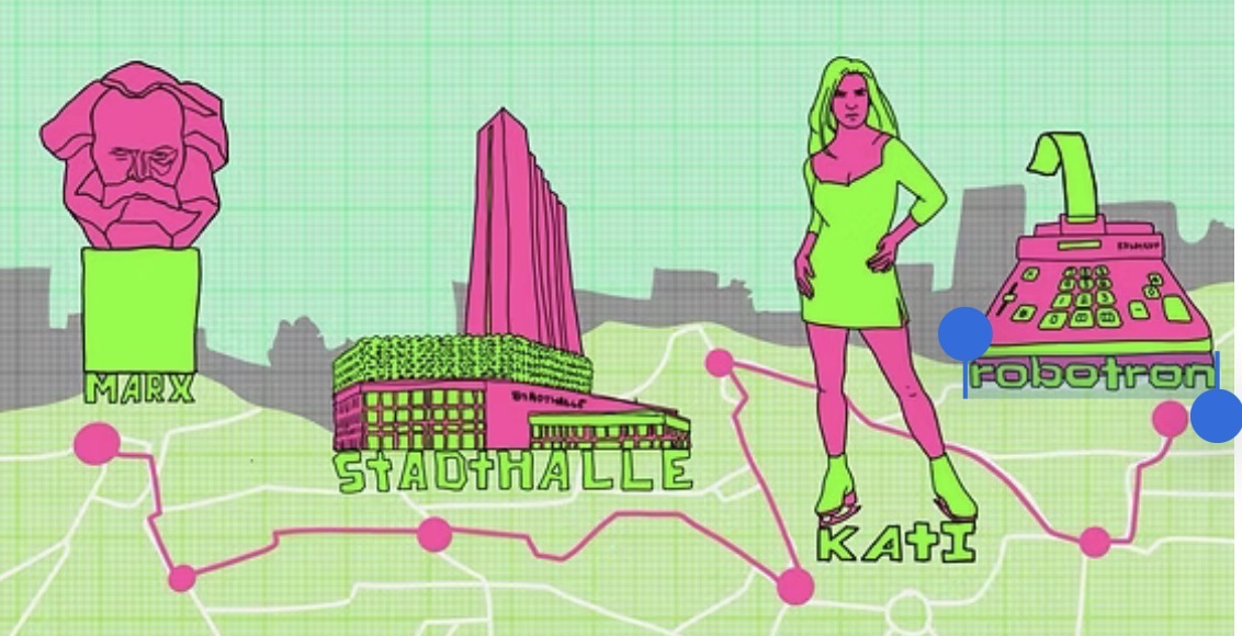 Weekend in Chemnitz — illustrated map